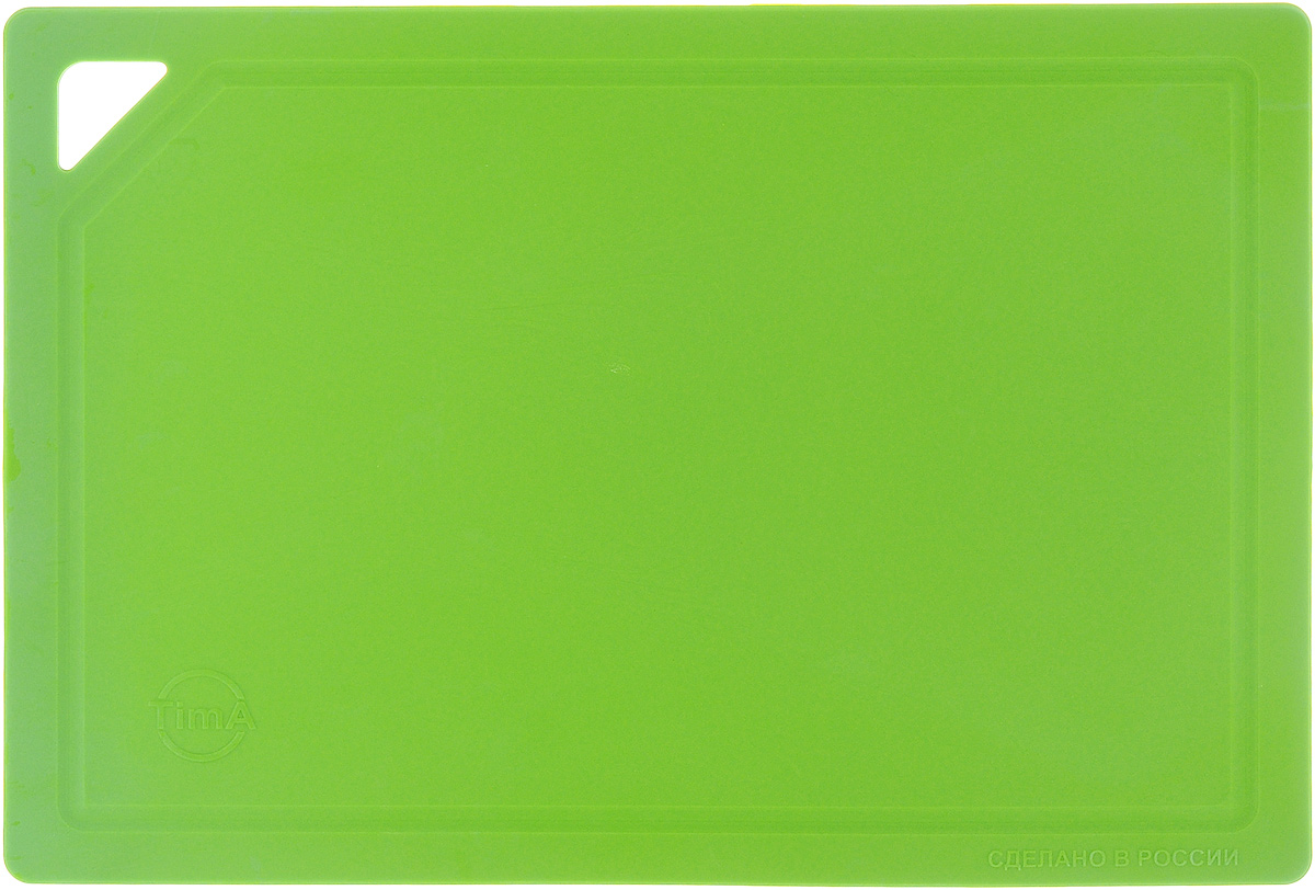 фото Доска разделочная "TimA", гибкая, цвет: салатовый, 31 х 21 х 0,3 см