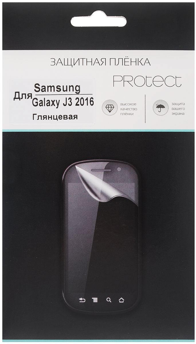 фото Protect защитная пленка для Samsung Galaxy J3 (2016) SM-J320F/DS, глянцевая