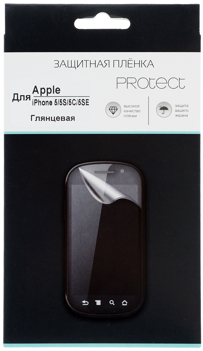 фото Protect защитная пленка для Apple iPhone 5/5s/5c, глянцевая