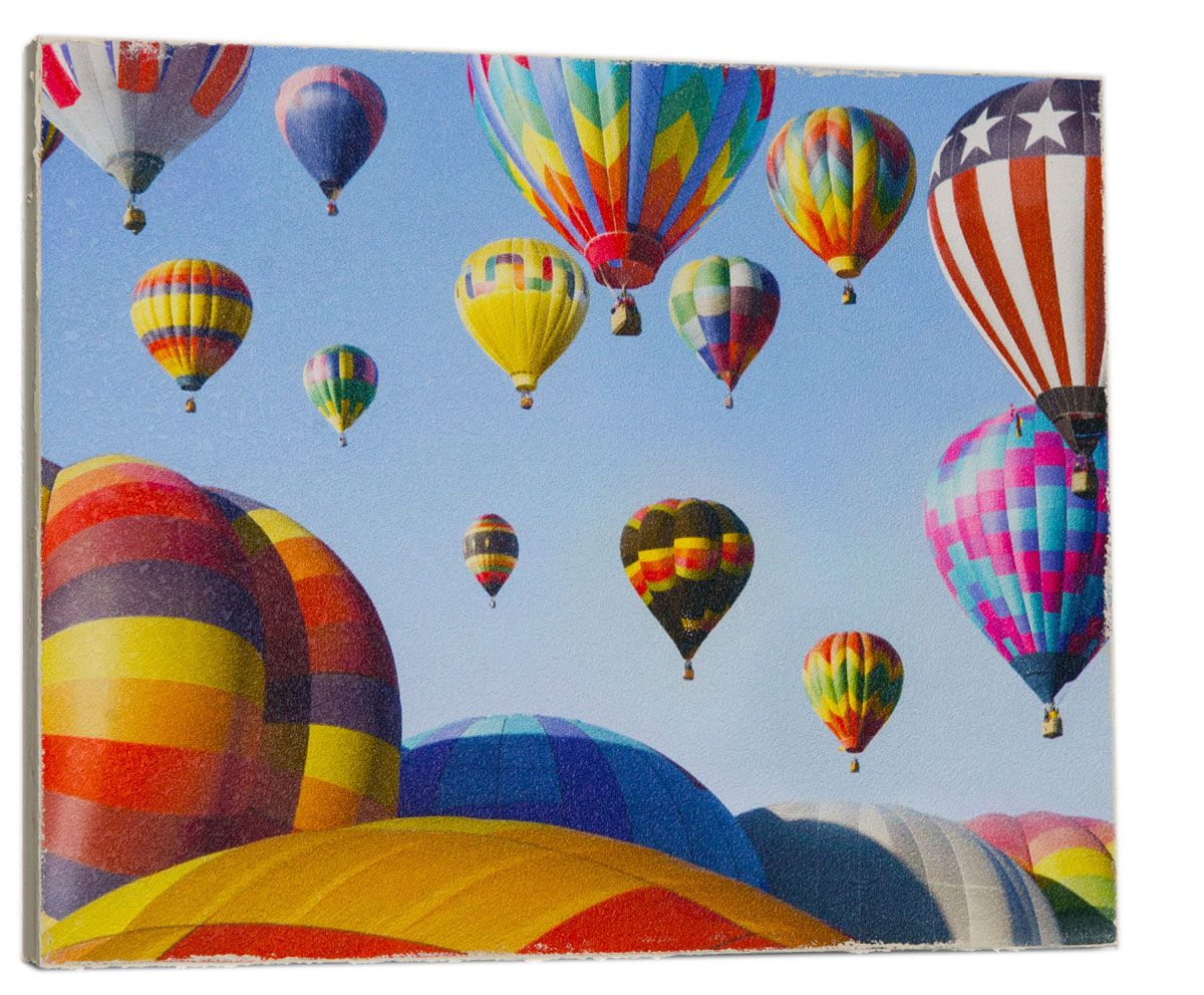 фото Картина Mister Poster "Разноцветные воздушные шары", 32 х 24 см