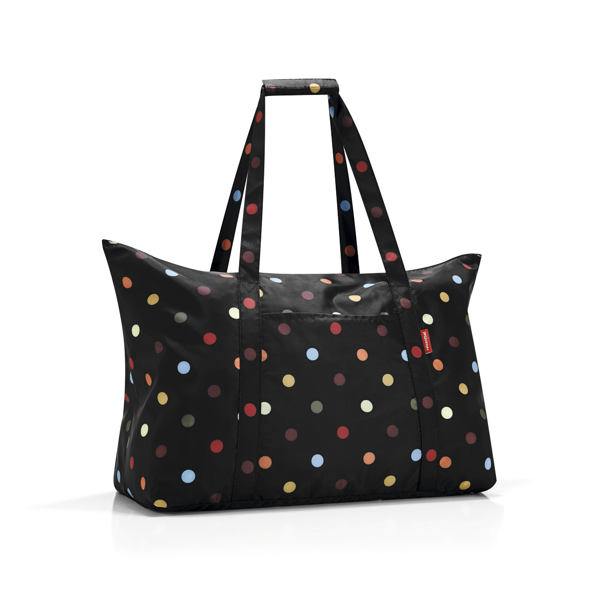 фото Сумка-шоппер женская Reisenthel Mini maxi travelbag dots, цвет: черный. AG7009