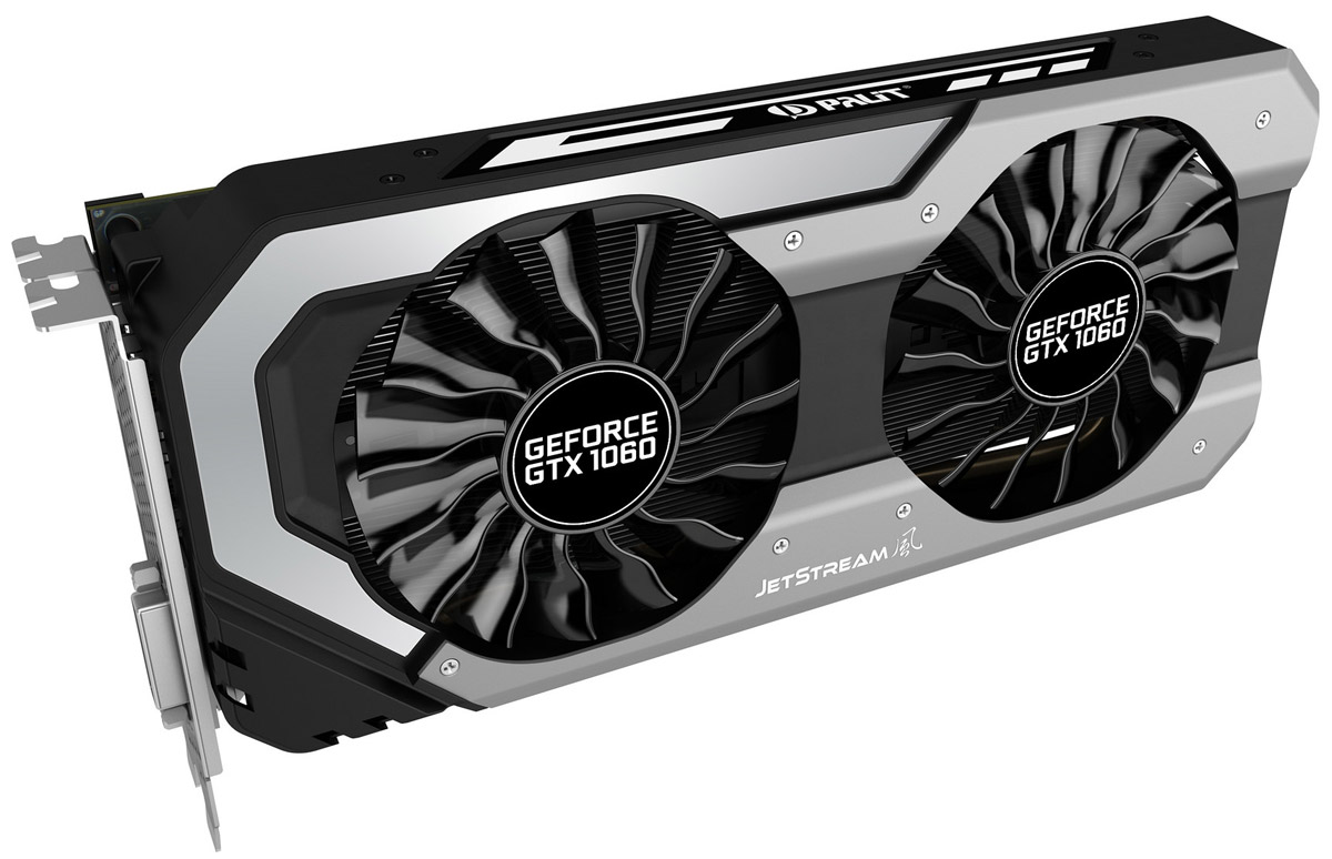 фото Видеокарта Palit GeForce GTX 1060 JetStream 6GB, NE51060015J9-1060J