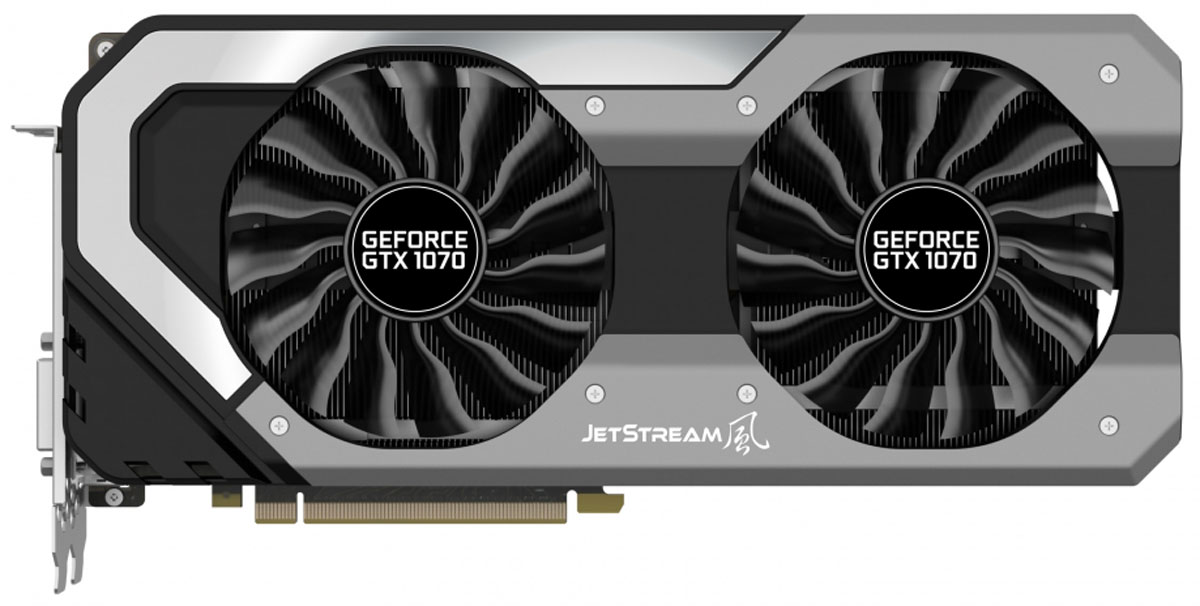 фото Видеокарта nVidia GeForce GTX1070 Palit Super JetStream PCI-E 8192Mb, NE51070S15P2-1041J