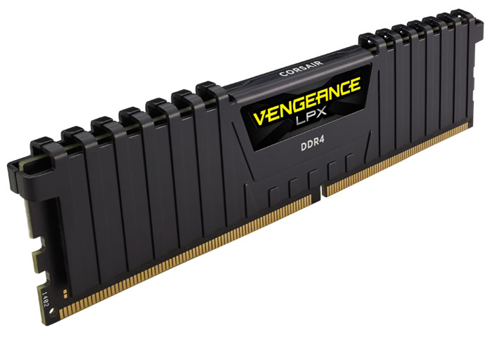 фото Модуль оперативной памяти Corsair Vengeance LPX DDR4 4Gb 2400 МГц, Black (CMK4GX4M1A2400C16)