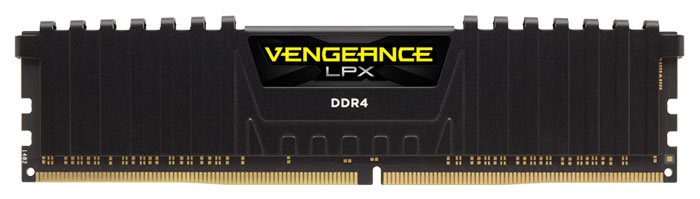 фото Corsair Vengeance LPX DDR4 8Gb 2666 МГц, Black модуль оперативной памяти (CMK8GX4M1A2666C16)