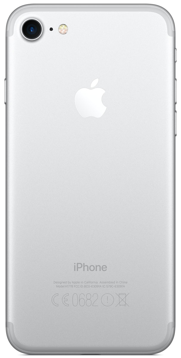 фото Смартфон Apple iPhone 7, 128 ГБ, серебристый