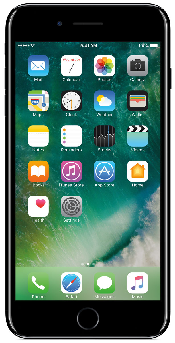 фото Смартфон Apple iPhone 7 Plus, 128 ГБ, черный оникс