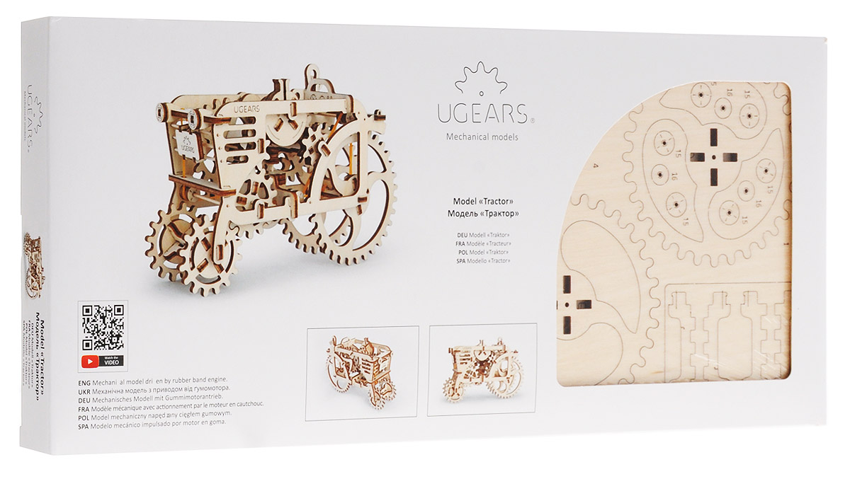 фото Ugears Деревянная модель Трактор