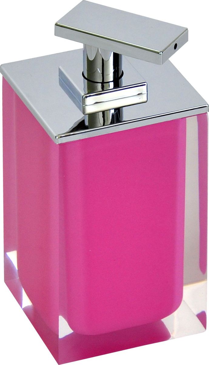 фото Дозатор для жидкого мыла Ridder "Colours", цвет: розовый, 300 мл