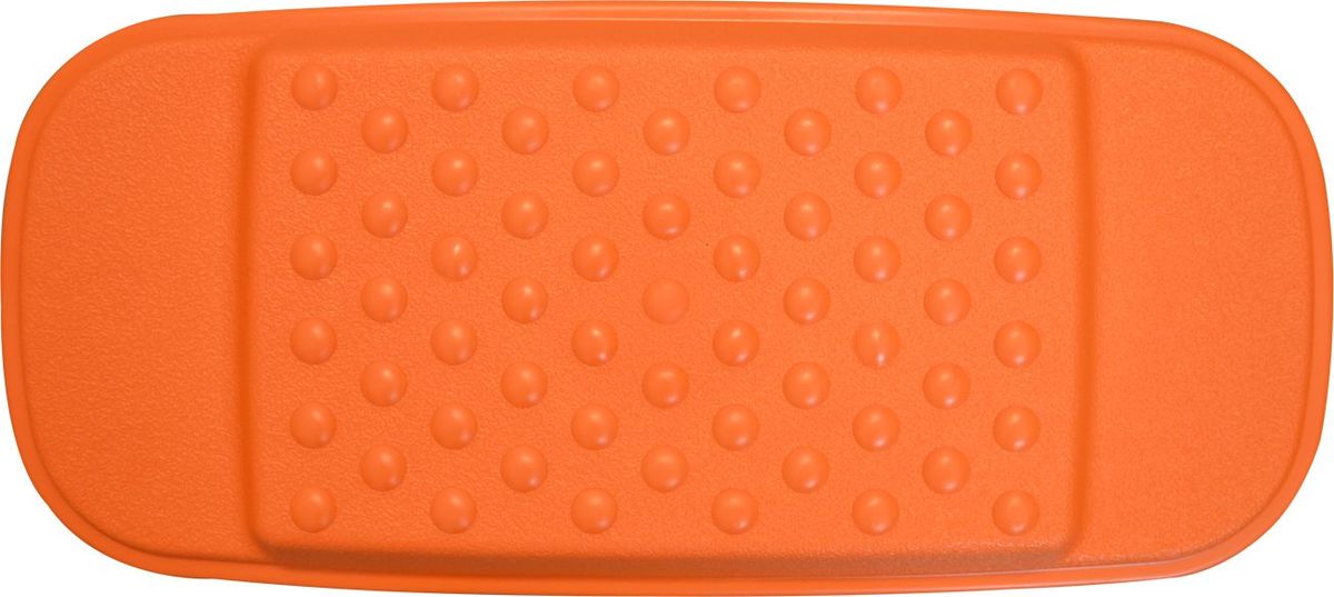 фото Подушка для ванны "Ridder", на присосках, цвет: оранжевый, 29 х 13,5 х 2 см