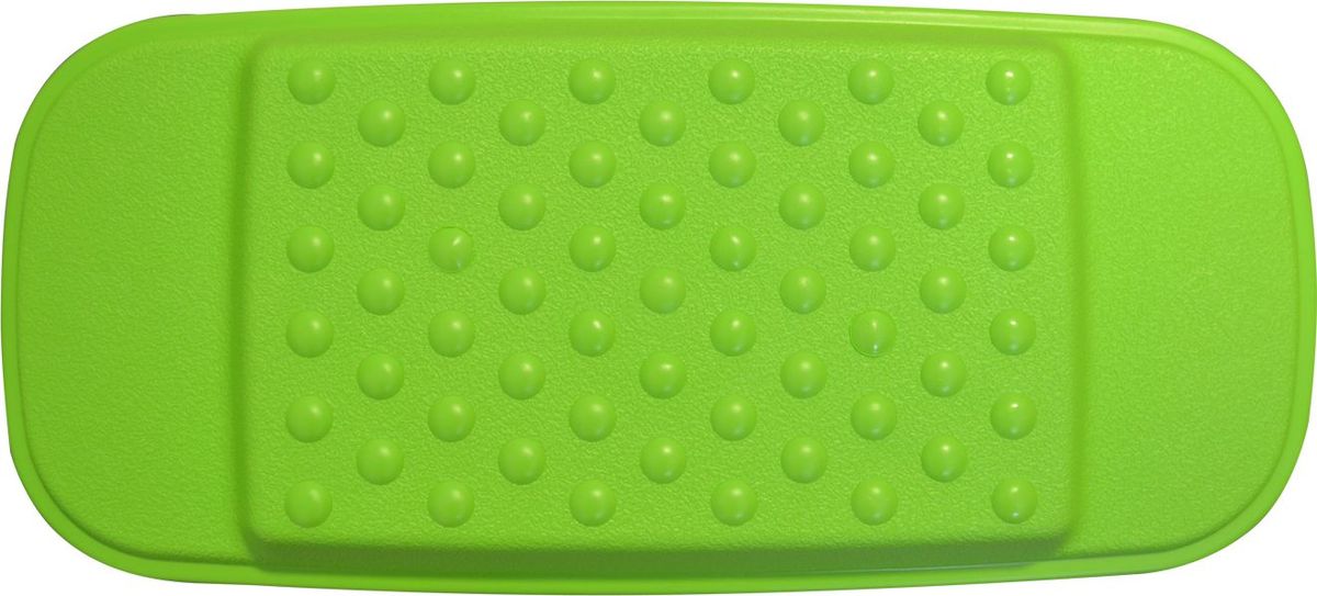 фото Подушка для ванны "Ridder", на присосках, цвет: зеленый, 29 х 13,5 х 2 см