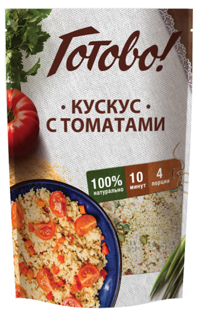 фото Готово Кускус с томатами, 250 г