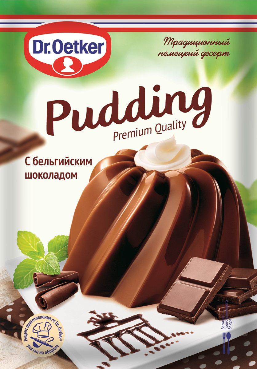 Dr.Oetker Пудинг с бельгийским шоколадом, 54 г — купить в интернет ...