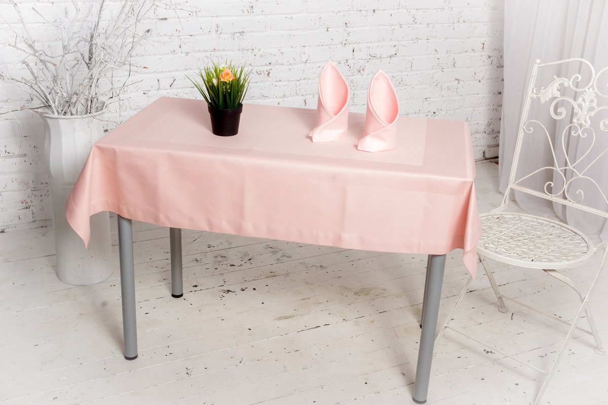 фото Комплект столового белья "Гаврилов-Ямский Лен", цвет: розовый, 5 предметов. 1со5352-2