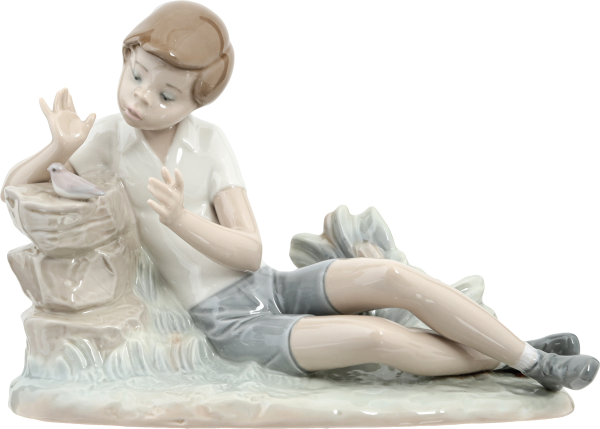 Lladro! Статуэтка "Приятная встреча". Фарфор, ручная роспись ...