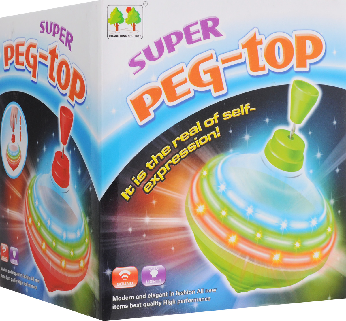 фото Junfa Toys Юла Super Reg-Top цвет зеленый