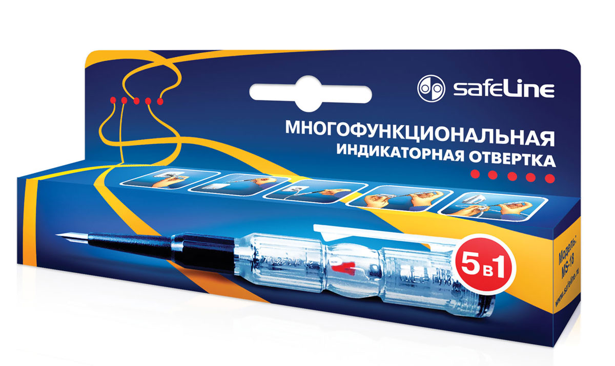 фото Отвертка индикаторная "SafeLine", многофункциональная