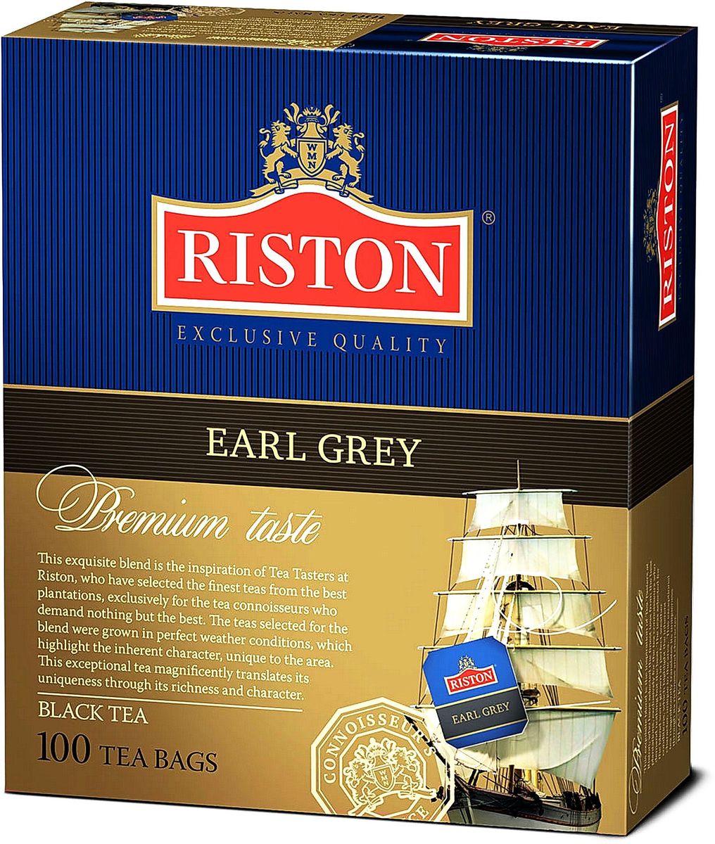 Характеристики Riston Эрл грей черный чай в пакетиках, 100 шт ...