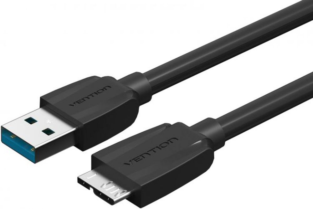 фото Vention VAS-A48-B050 Black Edition USB 3.0 AM/micro B, Black (0,5 м)