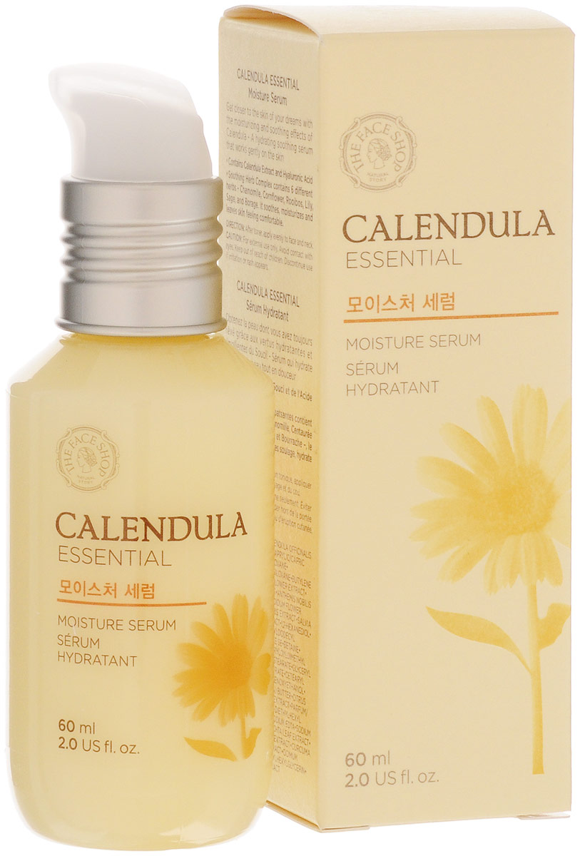 фото The Face Shop Увлажняющая сыворотка с календулой "Calendula Essential", 60мл