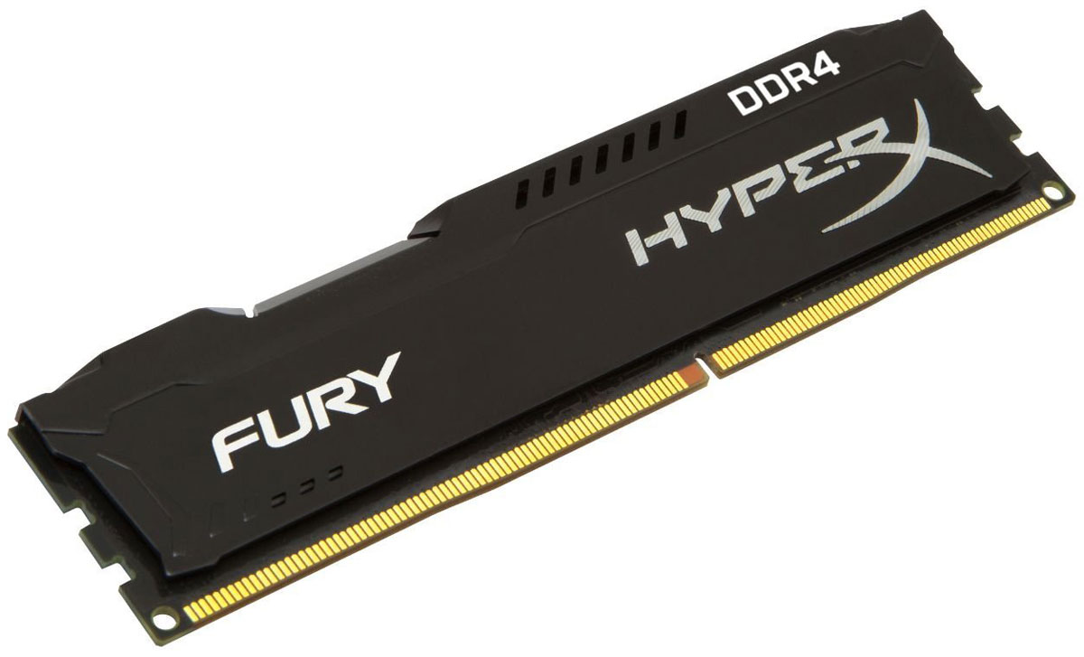 фото Модуль оперативной памяти Kingston HyperX Fury DDR4 DIMM 16GB 2400МГц (HX424C15FB/16)