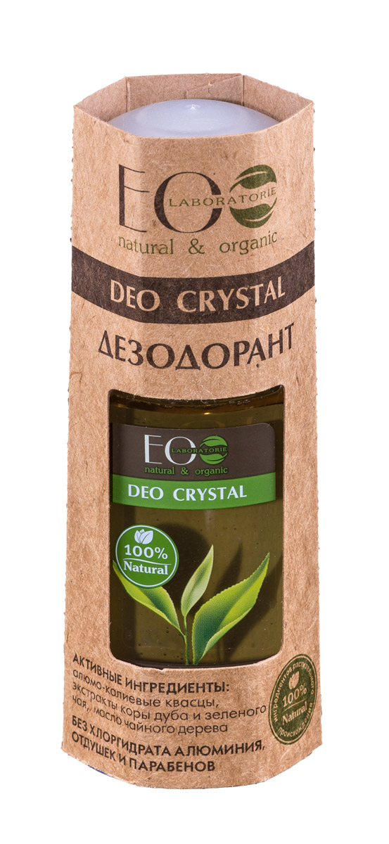 фото EO laboratorie Дезодорант для тела Deo Crystal Кора дуба и зеленый чай 50 мл