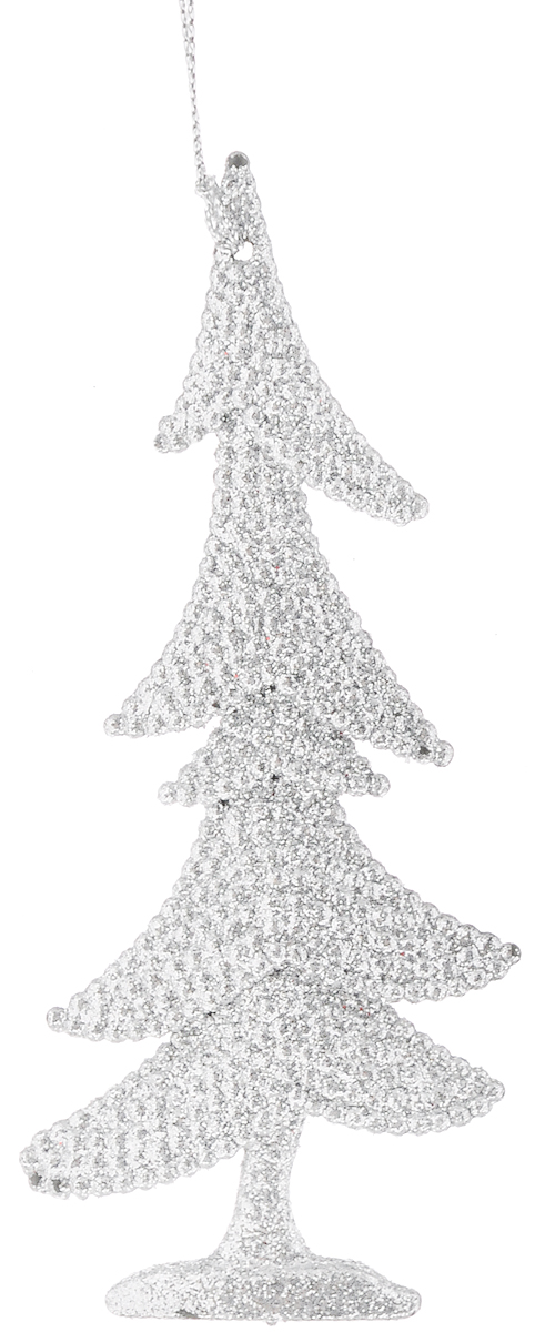 фото Украшение новогоднее подвесное Magic Time "Серебряная елочка", высота 15 см