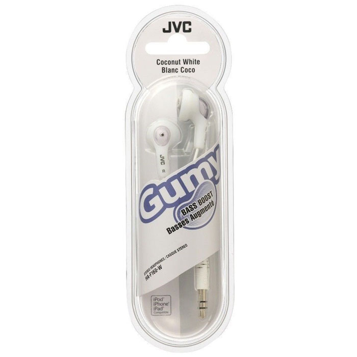 фото JVC Gumy HA-F160-W, White наушники