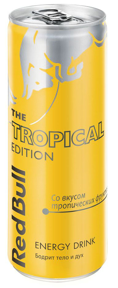 Red Bull Tropical Edition энергетический напиток, 250 мл