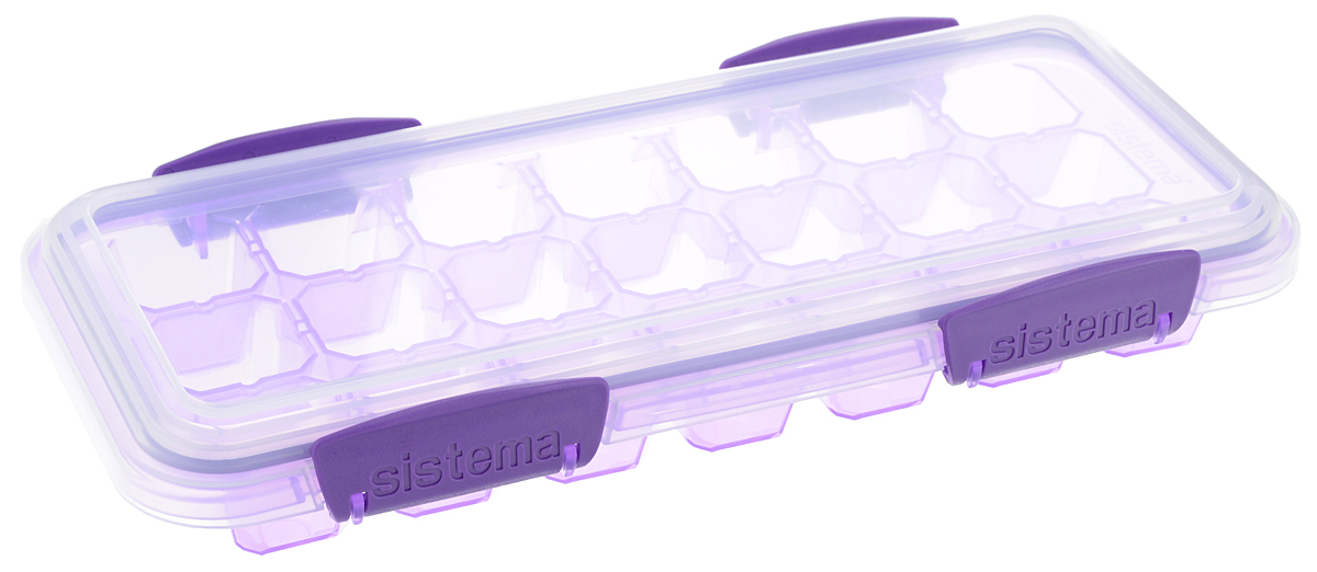 фото Форма для льда Sistema 61448_фиолетовый, Пластик