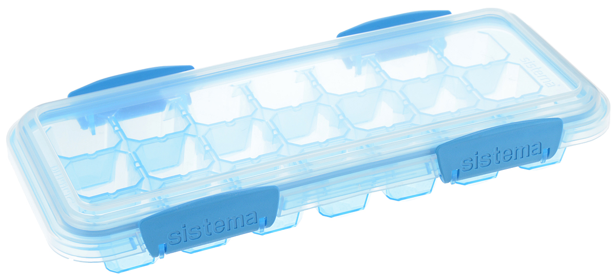 фото Форма для льда Sistema 61448_голубой, Пластик