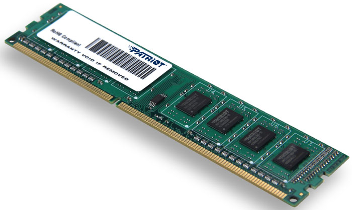 фото Модуль оперативной памяти Patriot DDR3 DIMM 4GB 1600МГц (PSD34G16002) Patriot memory