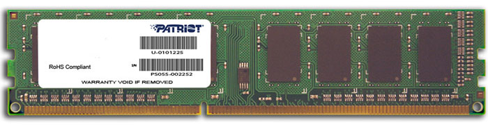 Patriot Memory Оперативная память Signature DDR3 1600 МГц 1x8 ГБ (PSD38G16002)