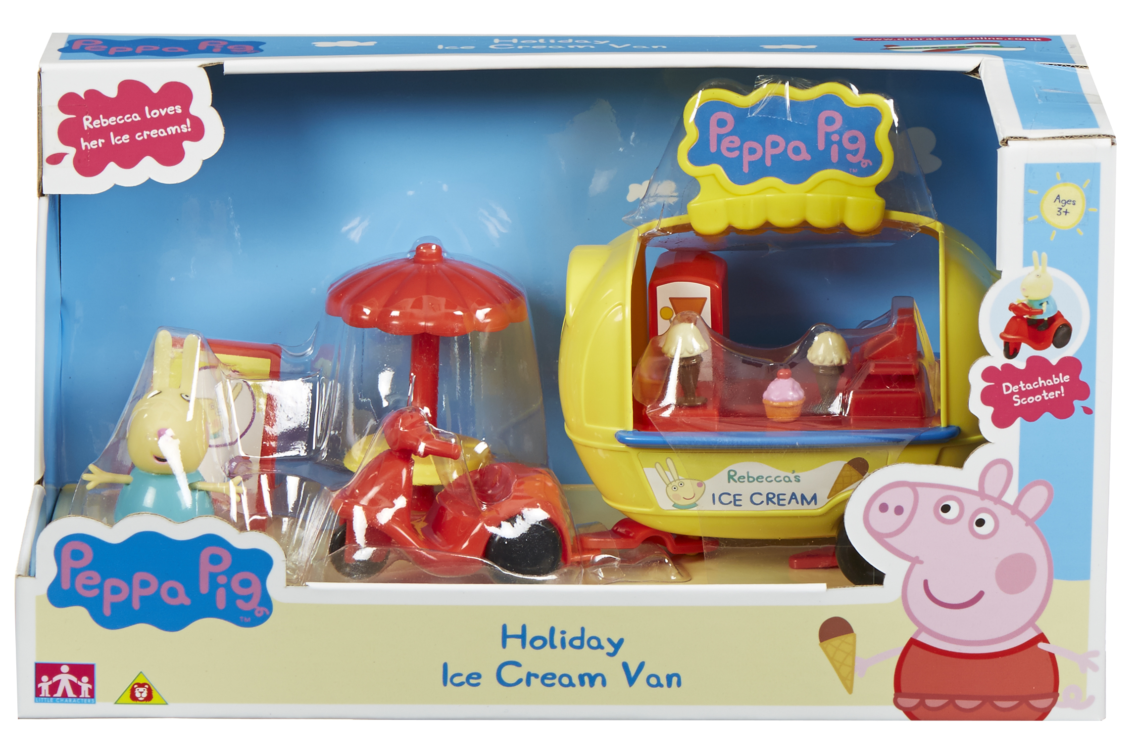 фото Peppa Pig Набор фигурок Кафе-мороженое Ребекки Peppa pig (свинка пеппа)