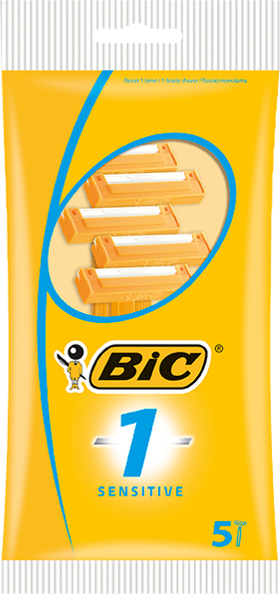 Bic Бритва "Bic1" для чувствительной кожи, уп.5 шт — купить в интернет ...