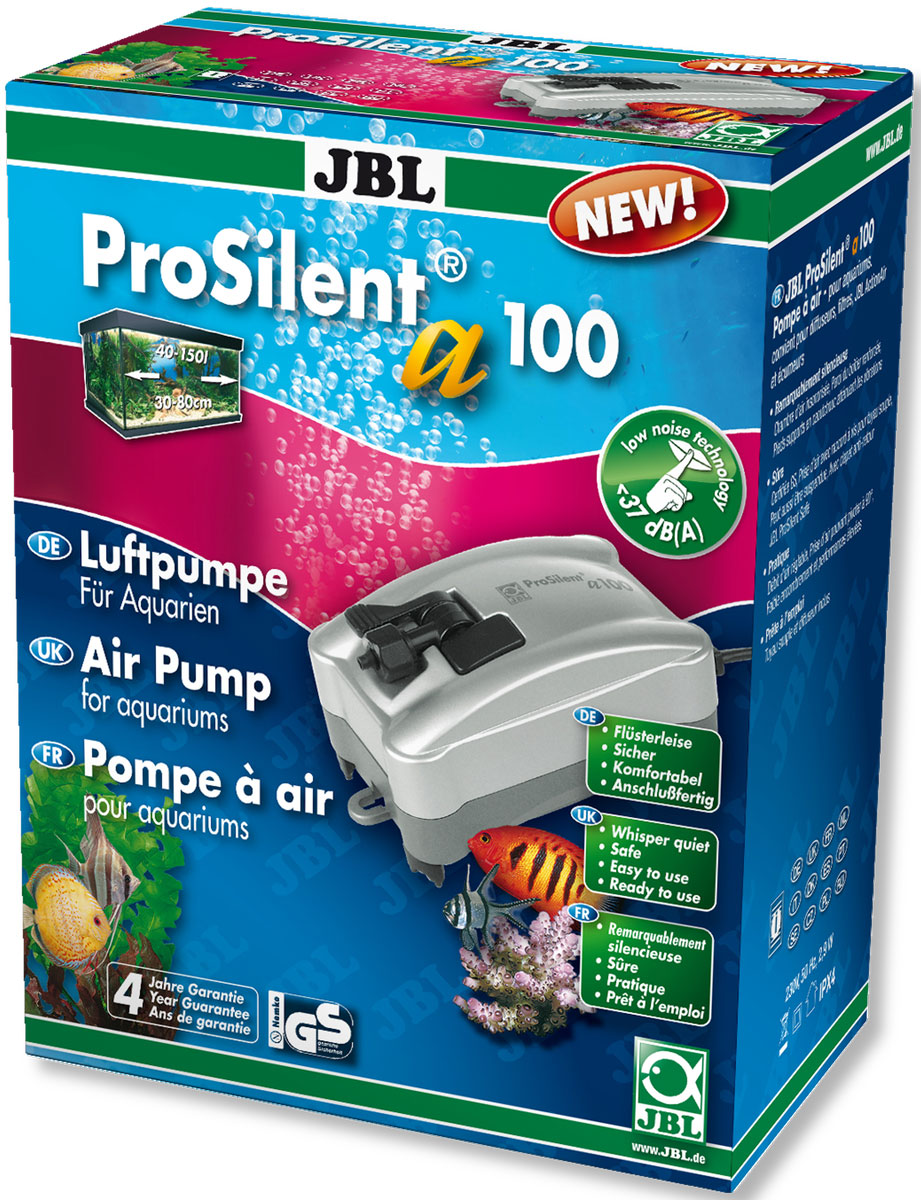 фото Компрессор JBL "ProSilent", для аквариума 40-150 л, 100 л/ч