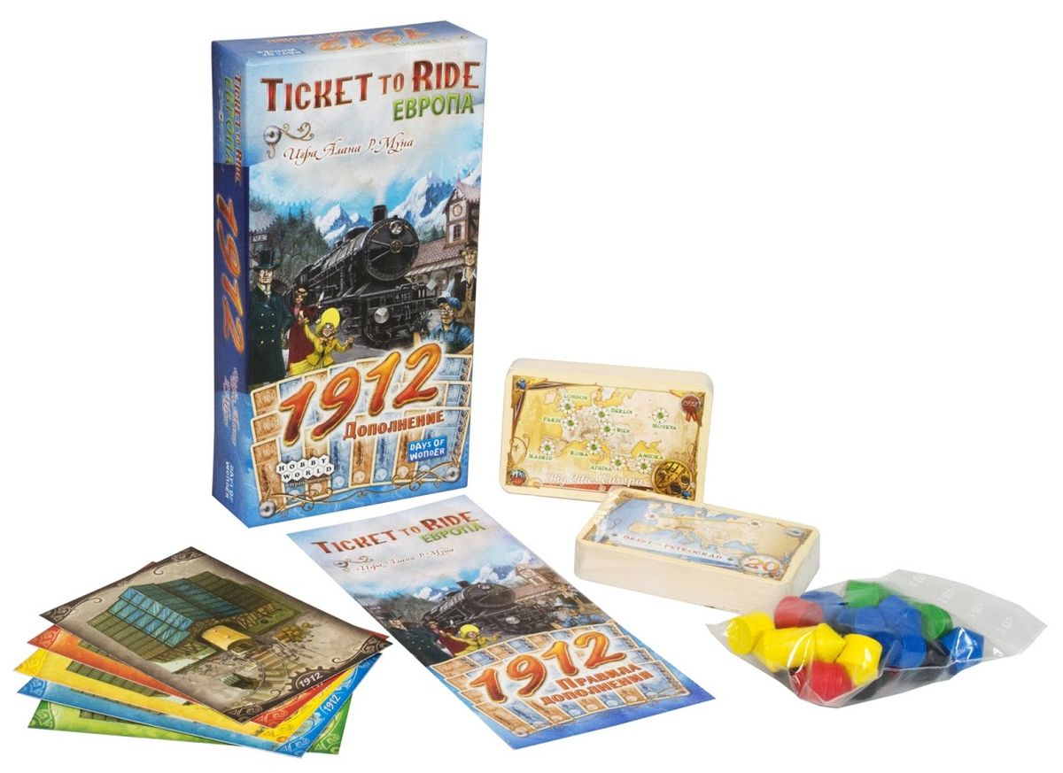 фото Hobby World Дополнение к настольной игре Ticket to Ride Европа 1912