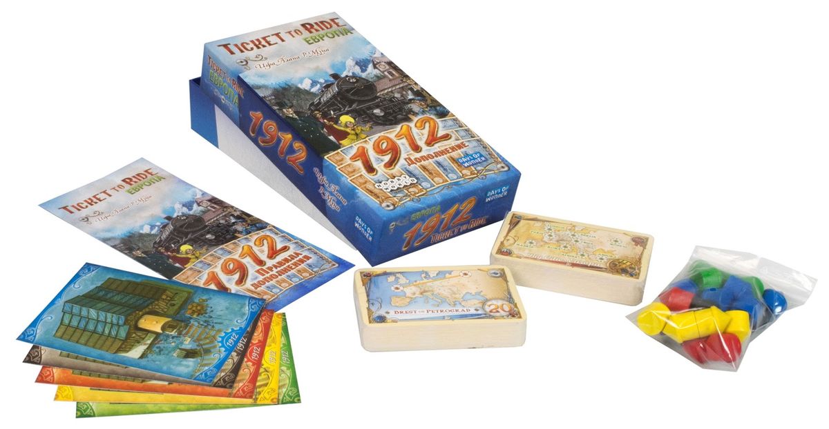 фото Hobby World Дополнение к настольной игре Ticket to Ride Европа 1912