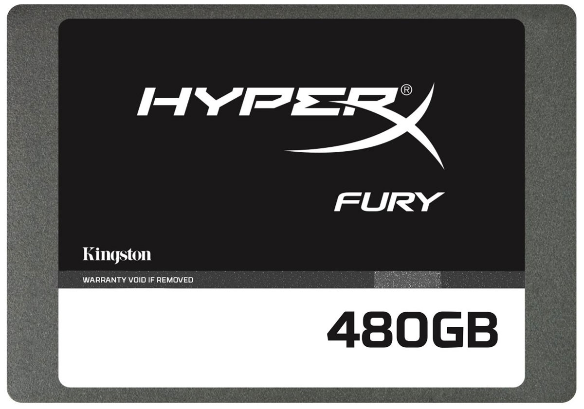 фото Kingston HyperX Fury 480Gb SSD накопитель (SHFS37A/480G)