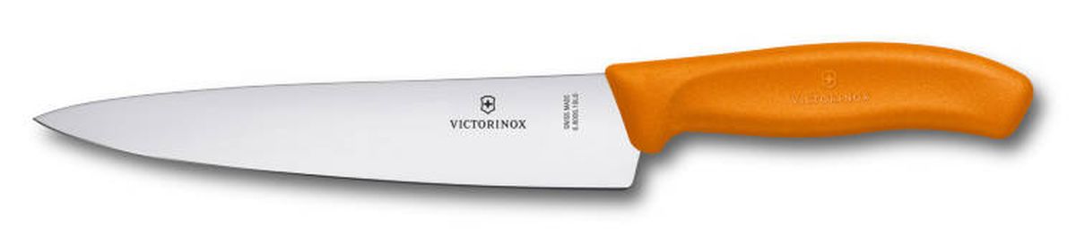 фото Нож разделочный Victorinox "SwissClassic", цвет: оранжевый, длина лезвия 19 см