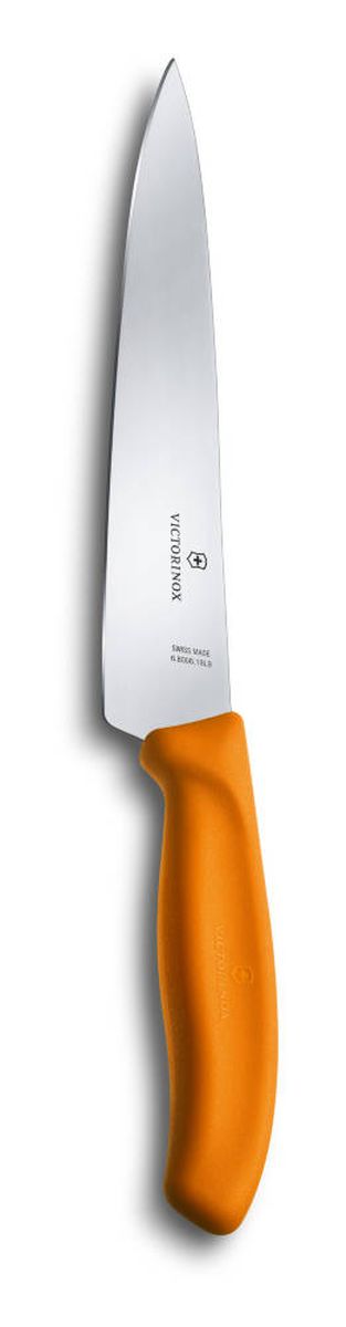 фото Нож разделочный Victorinox "SwissClassic", цвет: оранжевый, длина лезвия 19 см