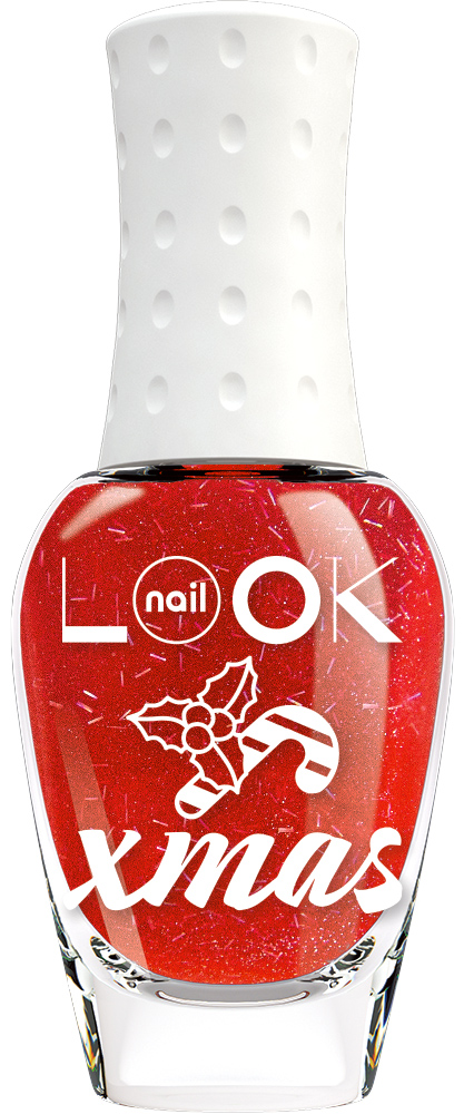 фото nailLOOK Лак для ногтей серии Trends X-Mas collection, Candy Cane , 8,5 мл