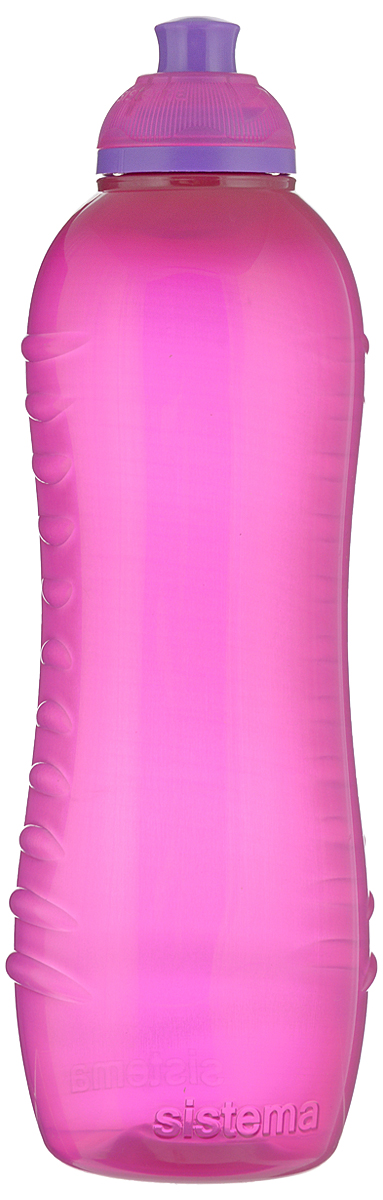 фото Бутылка для воды Sistema "Twist 'n' Sip", цвет: малиновый, 620 мл
