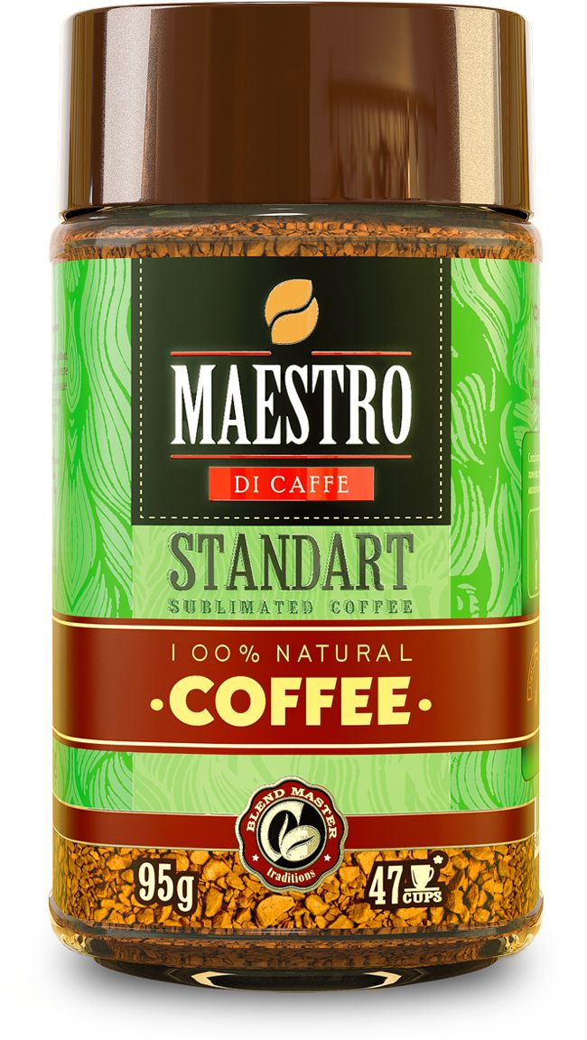 фото Maestro Di Caffe Standart кофе растворимый сублимированный, 95 г