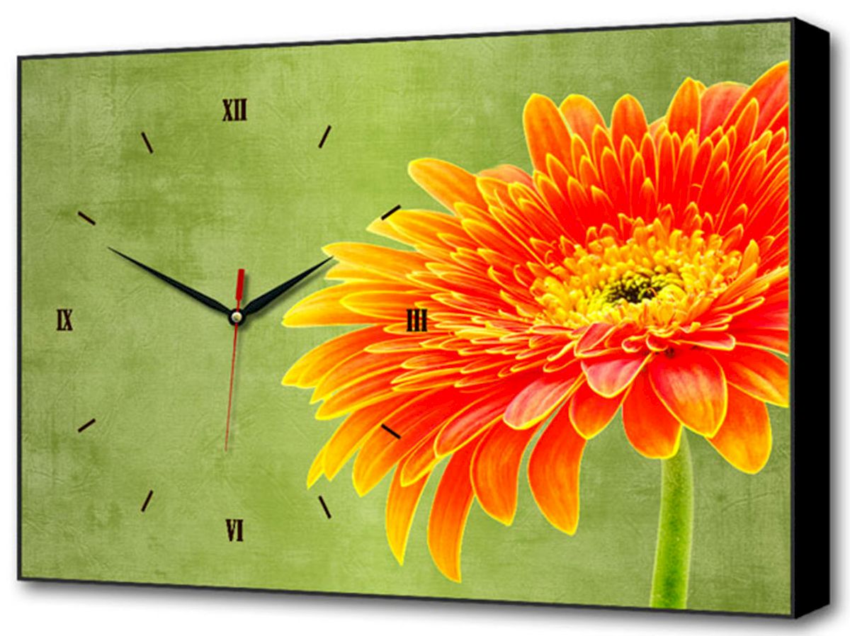 фото Часы-картина Toplight "Цветы", 60 х 37 см. TL-C5032