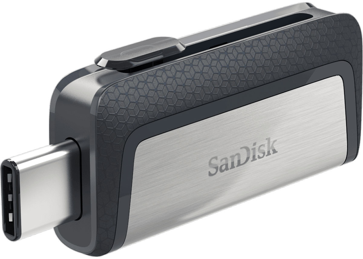 фото SanDisk Ultra Dual USB Type-C 128 GB, Grey USB-накопитель (SDDDC2-128G-G46)