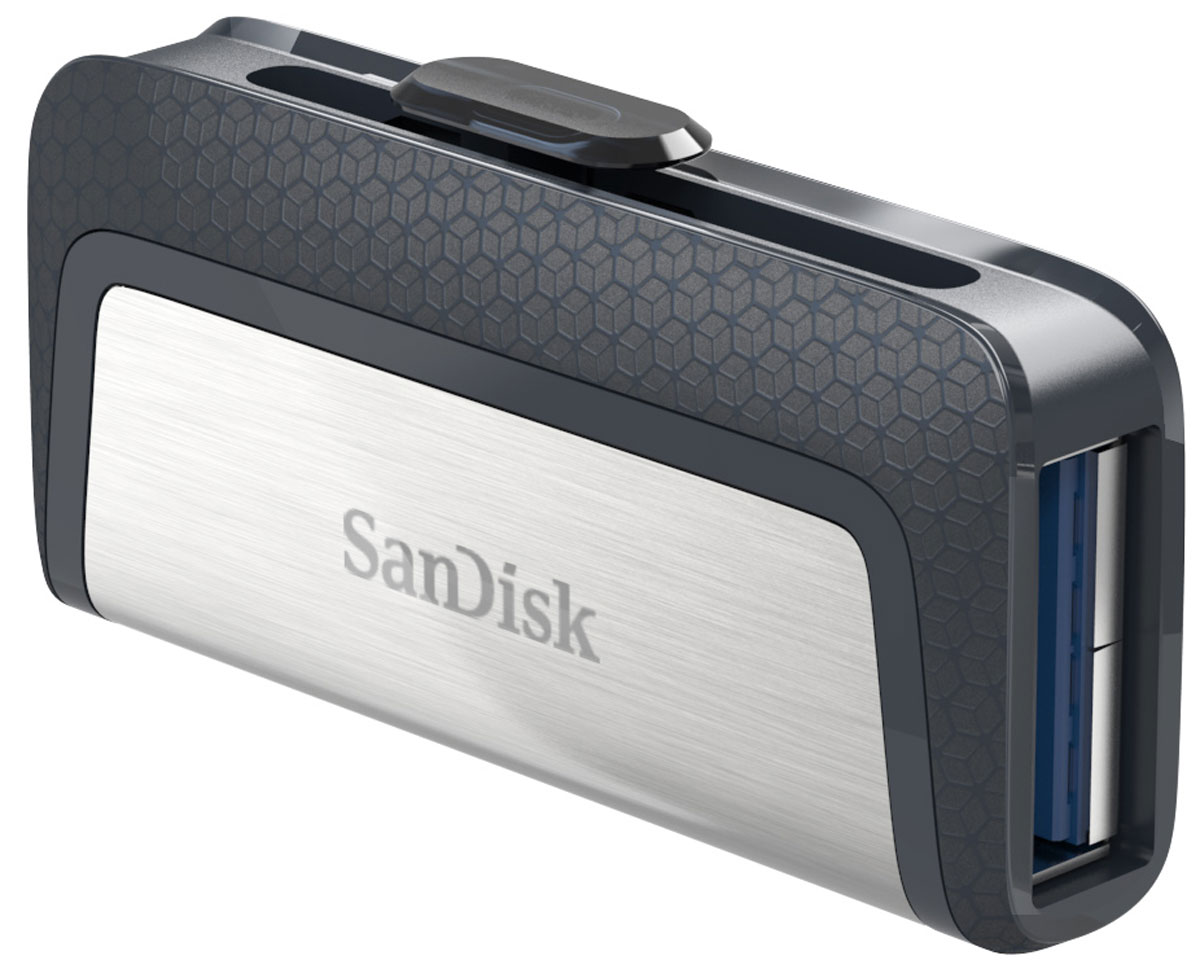 фото SanDisk Ultra Dual USB Type-C 128 GB, Grey USB-накопитель (SDDDC2-128G-G46)