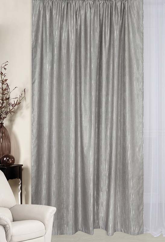 фото Гардина "ТД Текстиль", цвет: серый, высота 200 x 260 см