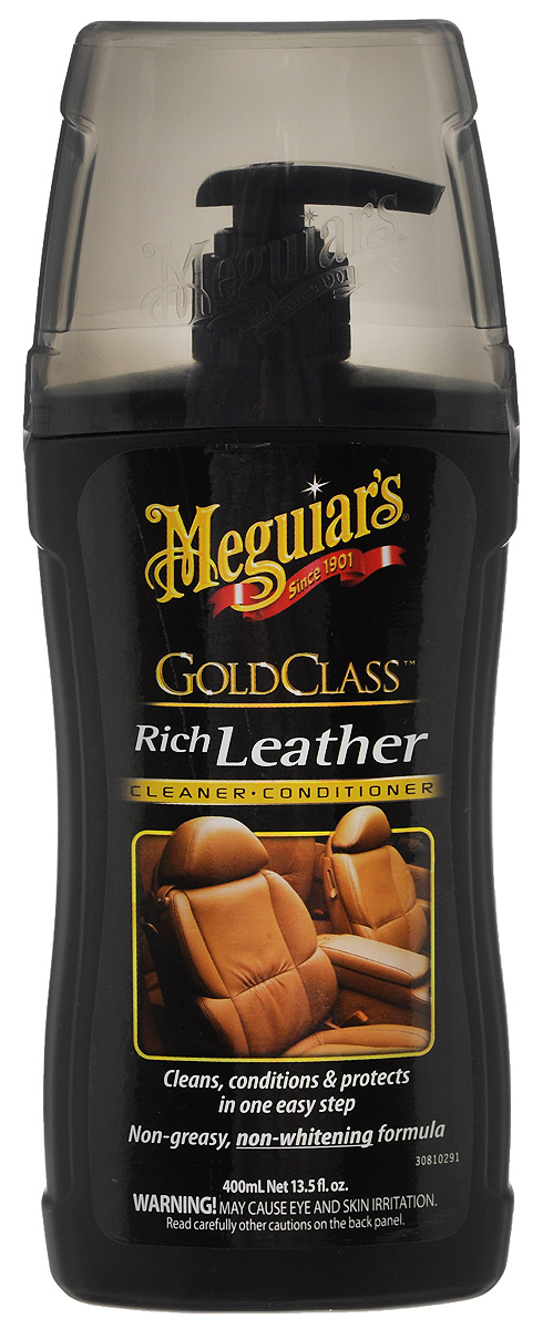 фото Очиститель и кондиционер для кожи Meguiar's "Rich Leather", 400 мл