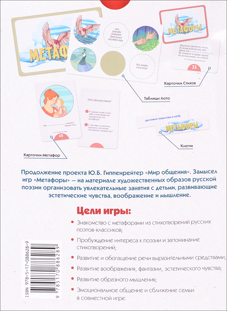 Метафоры. Развитие образного мышления. Гиппенрейтер Юлия Борисовна
